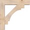 Ekena Millwork Merced Block Smooth Bracket w/ Offset Brace, Douglas Fir, 7 1/2"W x 36"D x 36"H BKT0806X36X36MRC05SDF - alternate 2